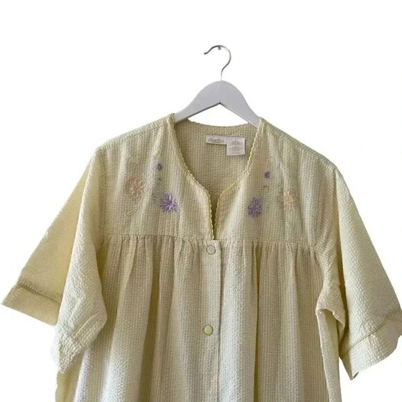 Secret Treasures Sleepwear Vintage Button Down Short Sleeves Oversized XL #1917 - Picture 3 of 12